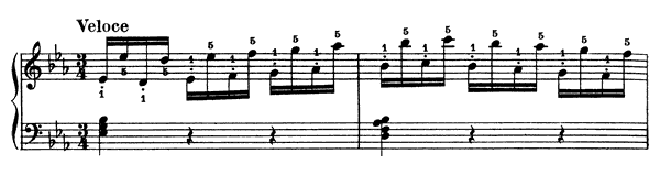 Study   in E-flat Major by Clementi piano sheet music