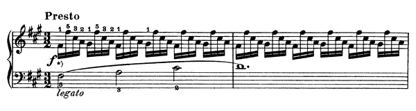 Study   in F-sharp Minor by Clementi piano sheet music