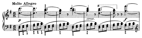 Study   in G Major by Clementi piano sheet music