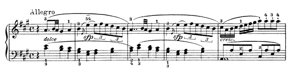 Sonata - Op. 33 No. 1 in A Major by Clementi