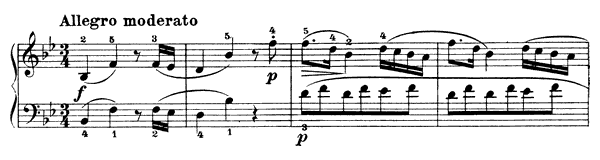 Sonatina Op. 38 No. 2  in B-flat Major by Clementi piano sheet music