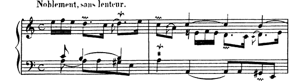 Ordre 15   in A Minor by Couperin piano sheet music