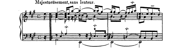 Ordre 5   in A Major by Couperin piano sheet music