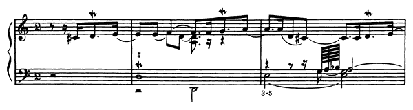 Prelude 2   in D Minor by Couperin piano sheet music