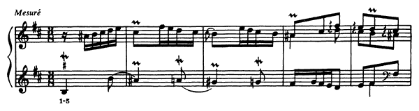 Prelude 6   in B Minor by Couperin piano sheet music