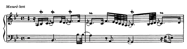 Prelude 7   in B-flat Major by Couperin piano sheet music