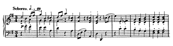 4. Scherzo Op. 15 No. 4  in G Major by Wieck-Schumann piano sheet music