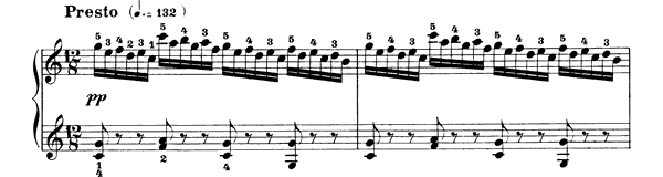 Study Op. 299 No. 11  in C Major by Czerny piano sheet music