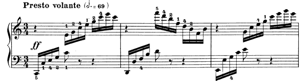 Study Op. 299 No. 30  in C Major by Czerny piano sheet music