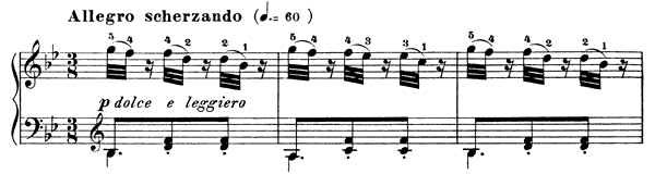 Study Op. 849 No. 19  in B-flat Major by Czerny piano sheet music