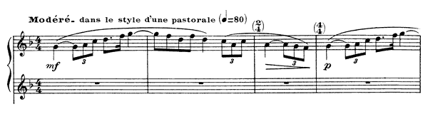 1. Pour invoquer Pan, dieu du vent d'été   by Debussy piano sheet music