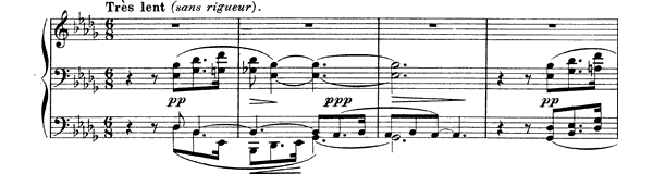 D'un cahier d'esquisses -  in D-flat Major by Debussy