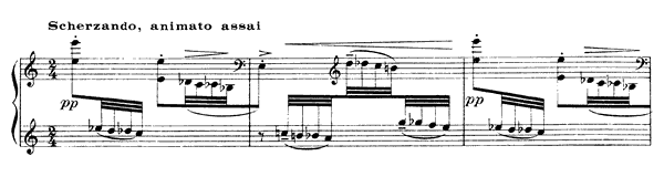 Etude 7 - Pour les degrés chromatiques   by Debussy piano sheet music