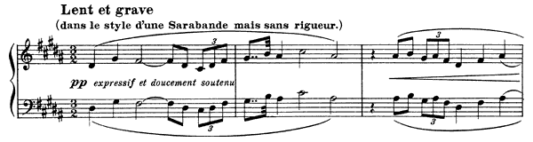 Hommage à Rameau   in G-sharp Minor by Debussy piano sheet music