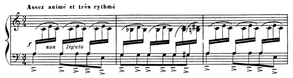 Prelude   in A Minor by Debussy piano sheet music