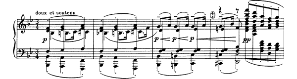 1. Danceuses de Delphes   in B-flat Major by Debussy piano sheet music