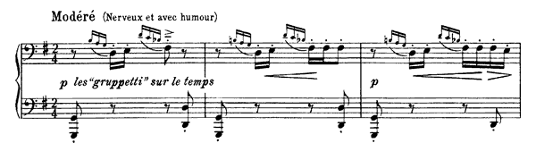 Minstrels   by Debussy piano sheet music