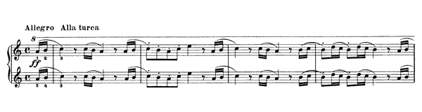Melodious Exercise Op. 149 No. 26  in A Minor by Diabelli piano sheet music