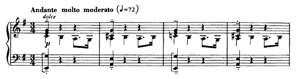 Adagietto Op. 84   No. 4  in E Minor by Fauré piano sheet music