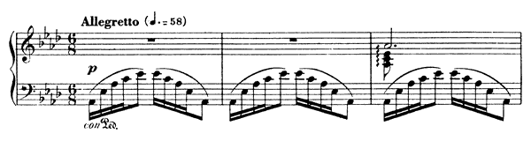 Barcarolle 4 - Op. 44 in A-flat Major by Fauré