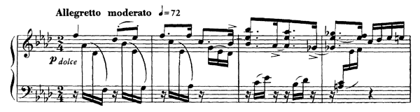Fantasy Op. 84   No. 2  in A-flat Major by Fauré piano sheet music