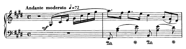 Improvisation Op. 84   No. 5  in C-sharp Minor by Fauré piano sheet music