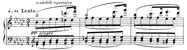 Nocturne 1 Op. 33 No. 1  in E-flat Minor by Fauré piano sheet music