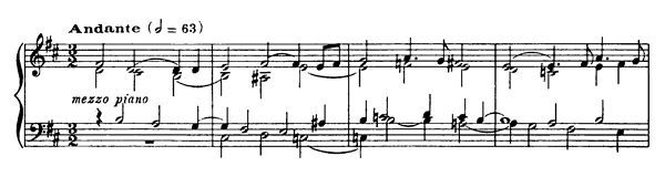 Nocturne 13 Op. 119    in B Minor by Fauré piano sheet music