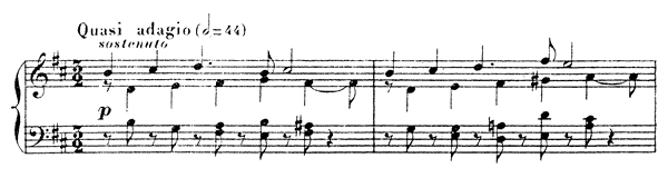 Nocturne 9 Op. 97  in B Minor by Fauré piano sheet music