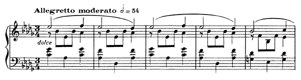 Waltz-Caprice 2 Op. 38  in D-flat Major by Fauré piano sheet music