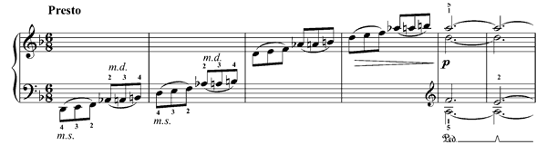 Capriccio Op. 2   No. 4  in D Minor by Fibich piano sheet music