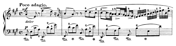 Nocturne 4   in A Major by Field piano sheet music