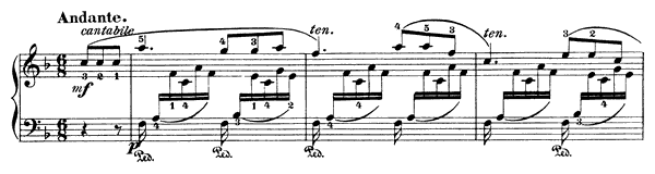 Nocturne 6   in F Major by Field piano sheet music