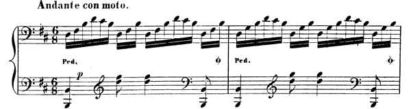 Andante con moto - Op. 2 No. 2 in B Minor by Mendelssohn-Hensel