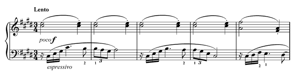 Lento   Vol. 1 No. 12  in C-sharp Minor by Franck piano sheet music