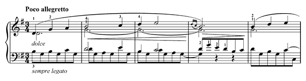 Song from Béarn   Vol. 1 No. 44  in G Major by Franck piano sheet music