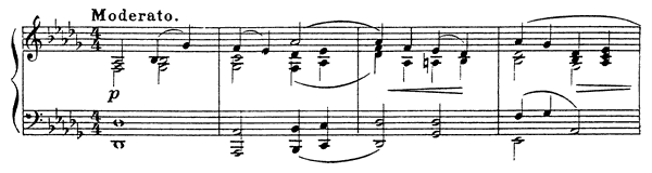 Prelude Op. 49 No. 1  in D-flat Major by Glazounov piano sheet music