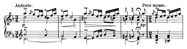 Call Op. 66 No. 8  in D Minor by Grieg piano sheet music