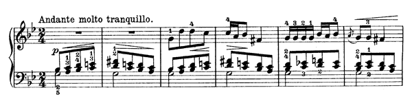 Cradle Song Op. 66 No. 15  in G Minor by Grieg piano sheet music