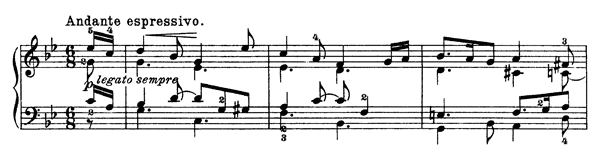 2. It Is the Greatest Folly Op. 66 No. 2  in G Minor by Grieg piano sheet music