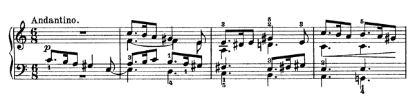 It Was a Little Lad Op. 66 No. 9  in A Minor by Grieg piano sheet music
