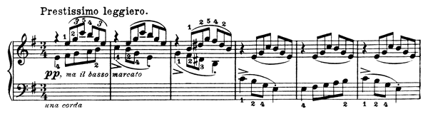 Scherzo Op. 54 No. 5  in E Minor by Grieg piano sheet music