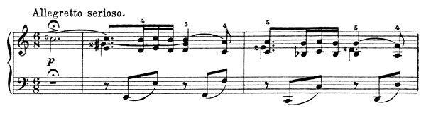 Illusion Op. 57 No. 3  in A Minor by Grieg piano sheet music