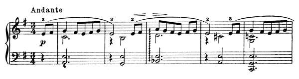 Homesickness Op. 57 No. 6  in E Minor by Grieg piano sheet music