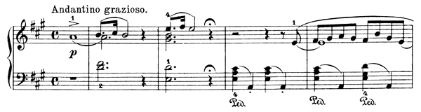 French Serenade Op. 62 No. 3  in A Major by Grieg piano sheet music