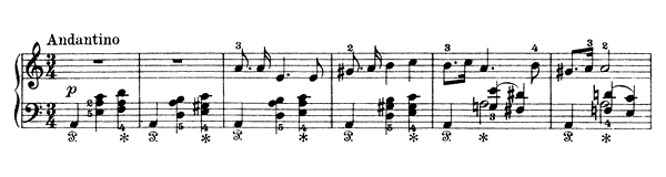 Holje Dale Op. 17 No. 19  in A Minor by Grieg piano sheet music