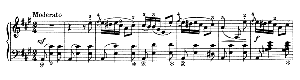 Halling Op. 17 No. 7  in A Major by Grieg piano sheet music