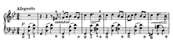 The Pig Op. 17 No. 8  in G Minor by Grieg piano sheet music