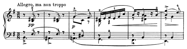 1. Poetic Tone-Picture Op. 3 No. 1  in E Minor by Grieg piano sheet music