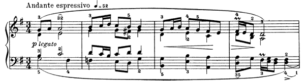 2. Sarabande Op. 40 No. 2  in G Major by Grieg piano sheet music